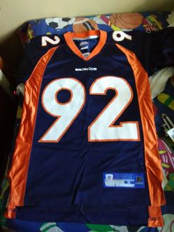 DENVER BRONCOS JERSEY SIZE SMALL MEN'S