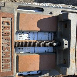 Vintage Craftsman Bench Vise Machinist Drill Press