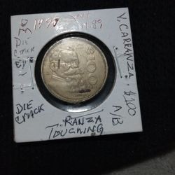 🇲🇽"V.  CA R R A N Z A.(1991=m) Wt:11.89( $100 Peso)