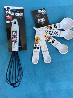 Mickey Mouse Whisk and Measuring Spoons Set