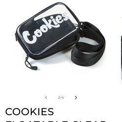 Cookies Smell proof Clear front Bag