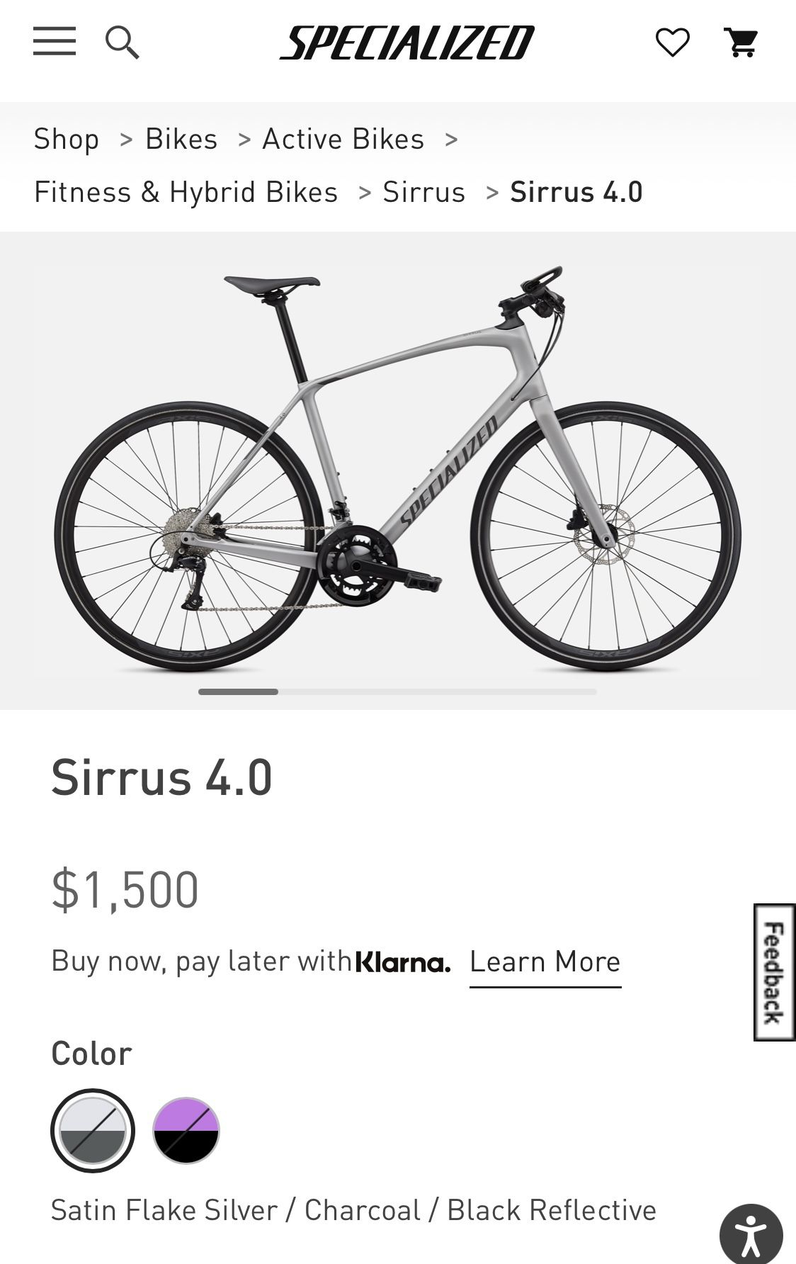 Specialized  Sirrus 4