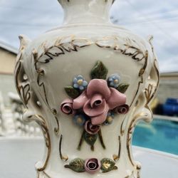  Pair of Capodimonte Classic Italian Style Lamps 