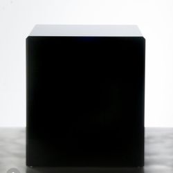 AVF M-16 Acrylic Cube End Table – Black (Alexandra Von Furstenberg)