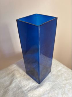 Glass  Vase - Blue