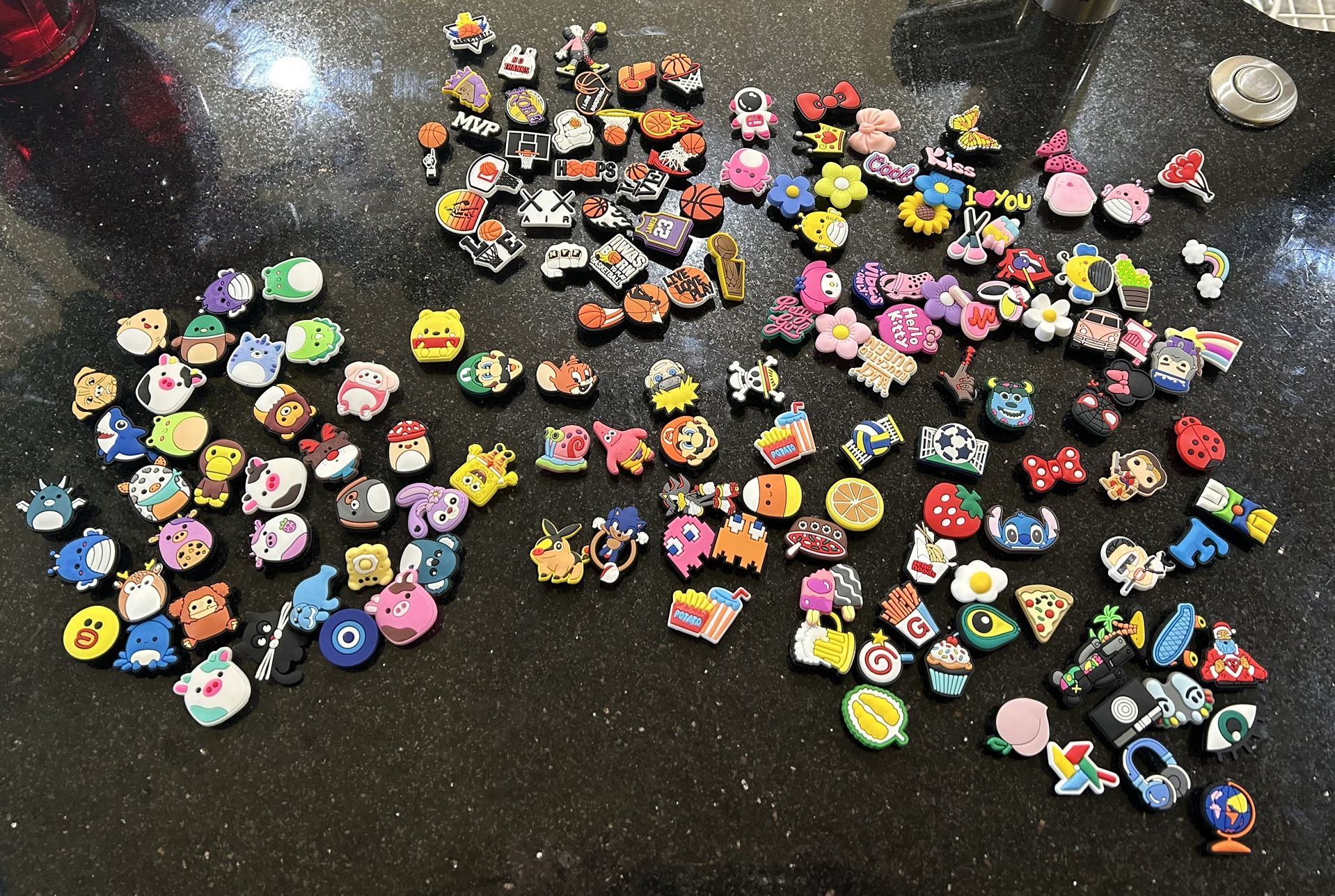 New Misc Croc Charms 157 Count
