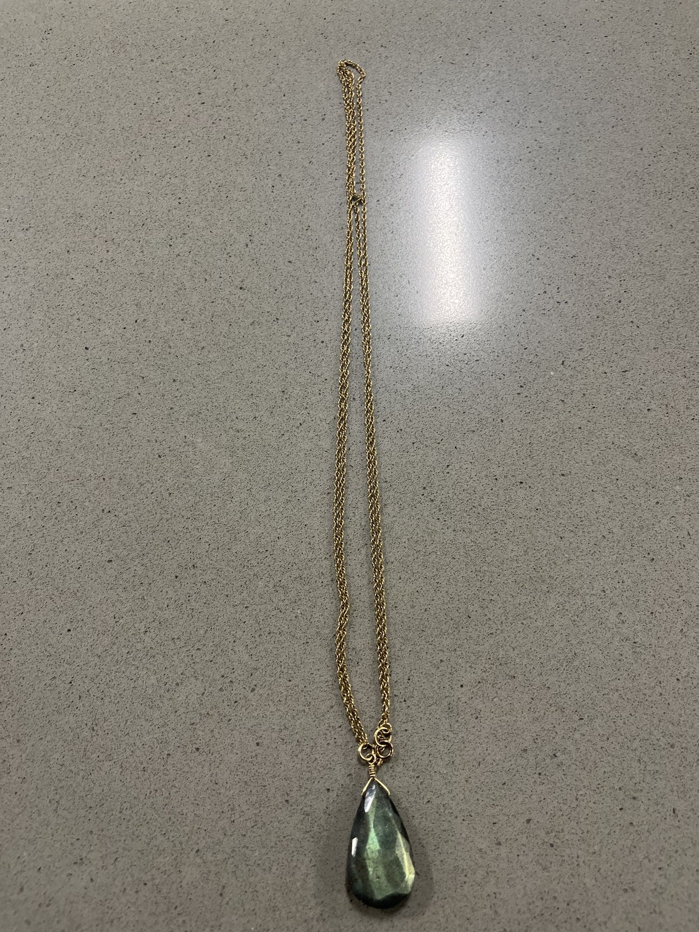 Labradorite Rock Stella Necklace from Essenza