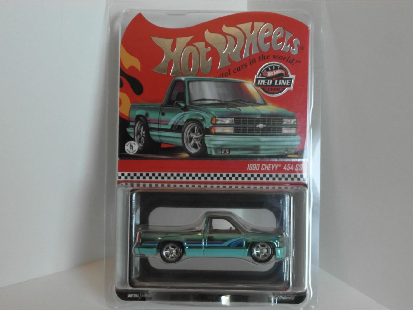 Hot Wheels 1990 Chevy 454 SS Teal RLC