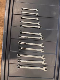 Sunex 8-19mm v wrench set