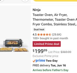 Ninja  10-1  flip  oven/airfryer