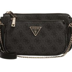 GUESS WOMAN BAG NOELLE DBL POUCH CROSSBODY 