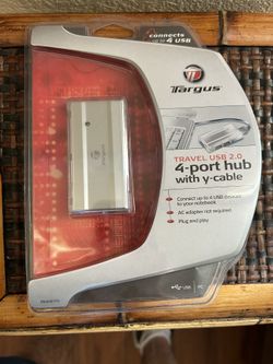 TARGUS 4- PORT HUB WITH Y- CABLE