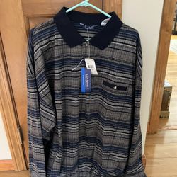 Mens 3x Banded Shirt NWT