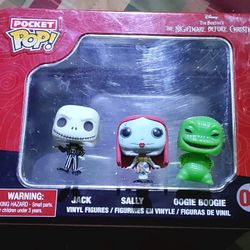 FUNKO POCKET POP! tin features three beloved characters from The Nightmare Before Christmas 