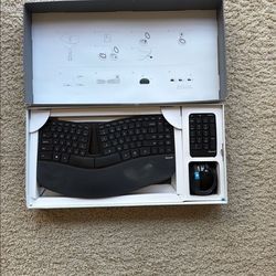 New Microsoft Ergonomic Wireless Desktop Keyboard and Wireless Mouse