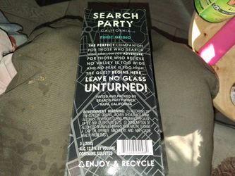 Search Party California Pinot Grigio 6 Bottle Case Sealed Unopened Wine Case
