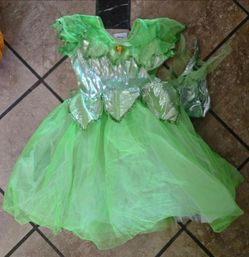 Disney ~ My Disney Girl * Tinkerbell Dress and purse vintage size medium kids 7-8