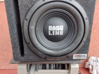 ONE SPEAKER UNA BOSINA ALPINE 10 INCHES GOOD CONDICIÓN ABLO ESPAÑOL