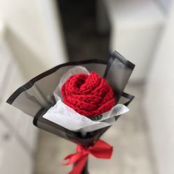 Crochet Rose Bouquet