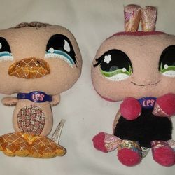 Vintage Littlest Pet Shop Plush Dolls
