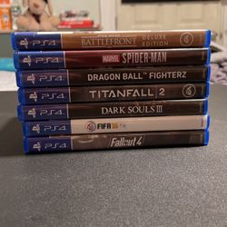 PS4 Game Pile 