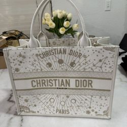Large Dior Book Tote