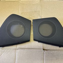 2015 - 2019 LEXUS RC200T RC350 RCF FRONT DASH LEFT & RIGHT SPEAKER COVERS SET OEM