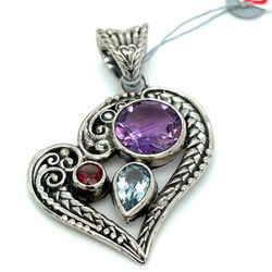925 Silver Heart Pendant 7.60g 183547/5