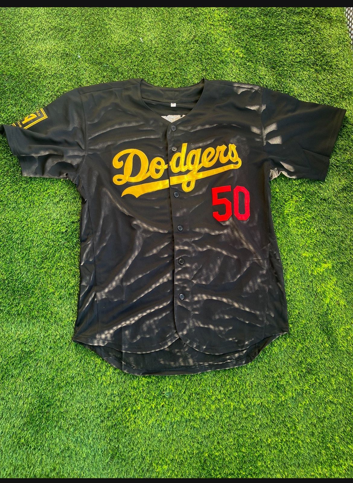 Los Angeles Dodgers Jersey W/LAFC Patch Size Adult Large