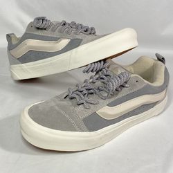Vans Knu Mid Skate Shoes Samples Rare Sneakers Spring Gray Men 9 Women 10.5 New