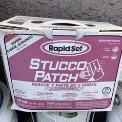 Stucco Patch Wall Repair Plastic Sheeting 