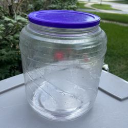 Pet Food Storage Jar - Plastic 