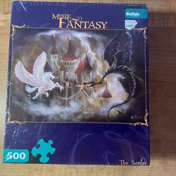 **NEW** Buffalo Games "The Sentry" Mystic Fantasy 500 Piece Puzzle