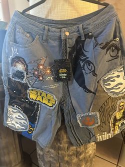 Civil Regime X Star Wars  Denim Shorts 