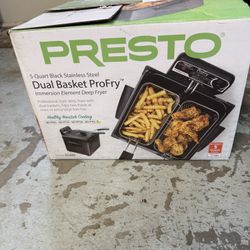 Presto Dual Basket fryer Pro