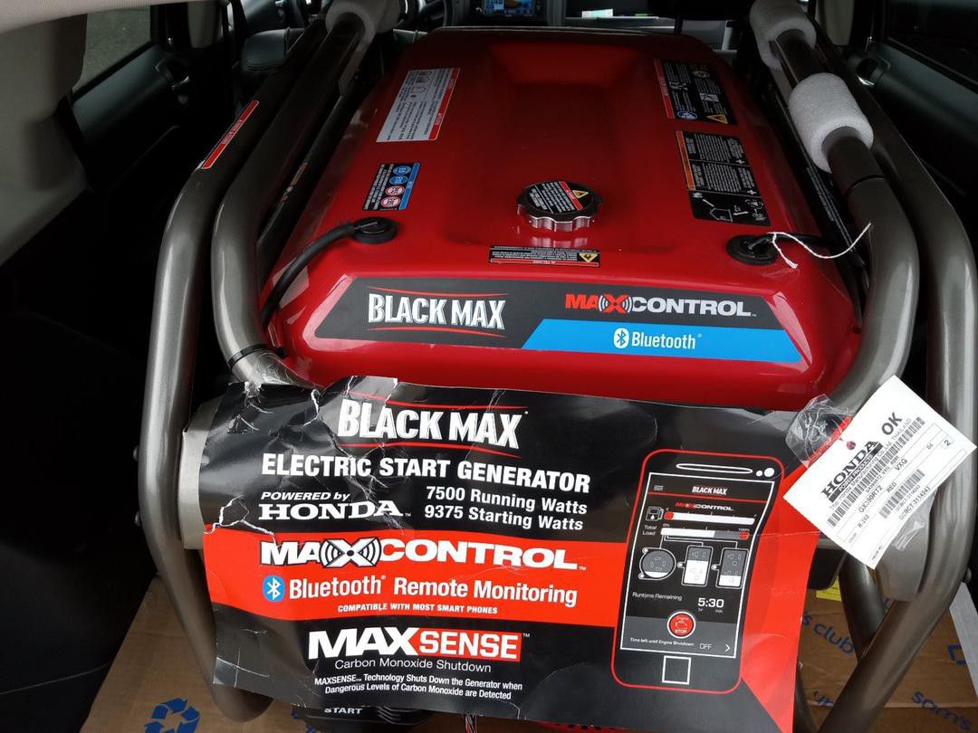 Black Max Electric Generator
Honda