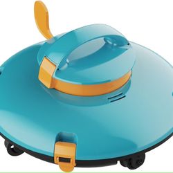 Cordless Robotic Pool Cleaner, Pool Vacuum for Above Ground Pools with Obstacle-Crossing, 70 Mins Runtime, 40W Powerful Suction, Auto-Parking,