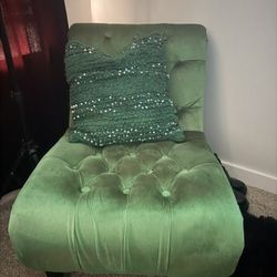 Hunter Green Accent Chair (2)