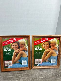 Two Vintage Decorel Wood Photo Frame 8x10