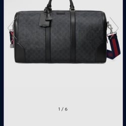 Gucci Black Carry On Duffle 