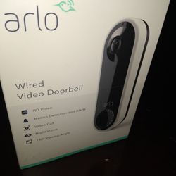 Arlo Wired Video Doorbell Camera