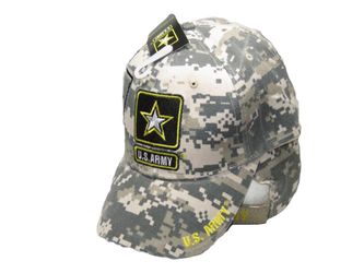 U.S. Army Star Digital Camouflage Embroidered Cap