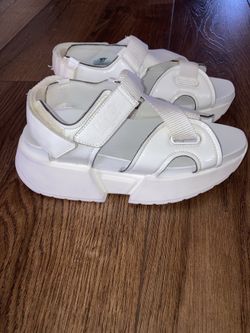Maison margiela womens Chunky White Platform Strap Sandals size 6.5