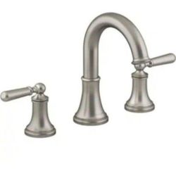 KOHLER Capilano 8 in. Widespread 2-Handle Bathroom Faucet in Vibrant Brushed Nickel