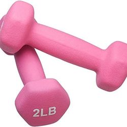 Basics Neoprene Coated Dumbbell Hand Weight Set