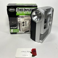 Slime 12V Tire Inflator w/ Gauge and Light
