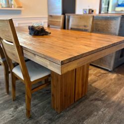 Beautiful Solid Wood Table Set