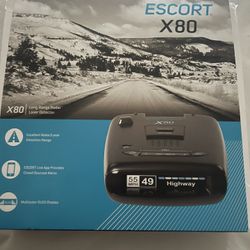 New Escort Radar X80 