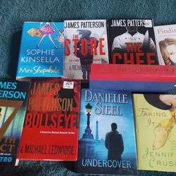 James Patterson And Daniele Steel Book Lot