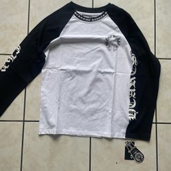 Chrome Hearts black and white long sleeve shirt